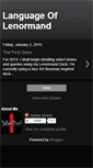 Mobile Screenshot of languageoflenormand.blogspot.com