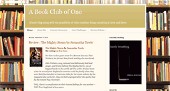 Desktop Screenshot of mypersonalbookclub.blogspot.com
