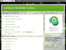 Tablet Screenshot of landazuriikastolako3ziklo.blogspot.com