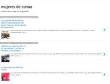 Tablet Screenshot of mujeresdecomasenigualdad.blogspot.com