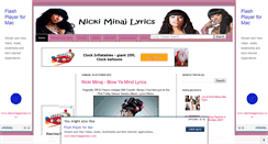 Desktop Screenshot of nickiminajlyrics.blogspot.com