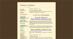 Desktop Screenshot of nubiancraftster.blogspot.com