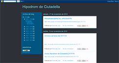 Desktop Screenshot of hipodromciutadella.blogspot.com
