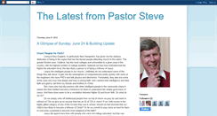 Desktop Screenshot of pastorsteve25.blogspot.com