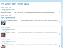 Tablet Screenshot of pastorsteve25.blogspot.com