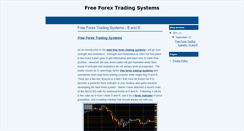 Desktop Screenshot of freeforextradingsystems.blogspot.com