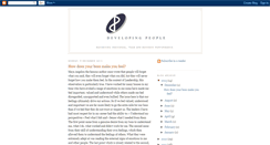 Desktop Screenshot of developingpeopleuk.blogspot.com