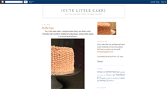 Desktop Screenshot of cutelittlecake.blogspot.com