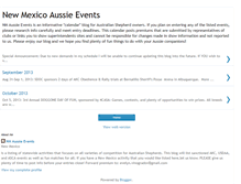 Tablet Screenshot of nmaussieevents.blogspot.com
