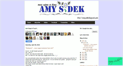 Desktop Screenshot of amysidek.blogspot.com