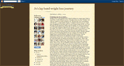 Desktop Screenshot of joslapbandweightlossjourney.blogspot.com