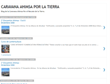 Tablet Screenshot of caravanaahimsaporlatierra.blogspot.com