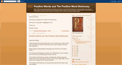 Desktop Screenshot of positivedictionary.blogspot.com