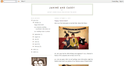 Desktop Screenshot of janineandcasey.blogspot.com