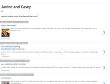 Tablet Screenshot of janineandcasey.blogspot.com
