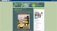 Desktop Screenshot of galeriadopontolongo.blogspot.com