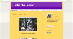 Desktop Screenshot of hostellaleona.blogspot.com