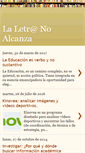 Mobile Screenshot of laletranoalcanza.blogspot.com