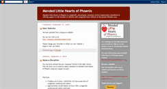 Desktop Screenshot of mendedlittleheartsofphoenix.blogspot.com