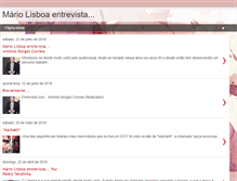 Tablet Screenshot of mlisboaentrevista.blogspot.com