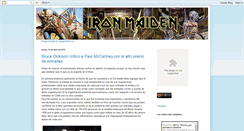 Desktop Screenshot of ironmaidenonline.blogspot.com