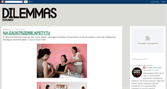 Desktop Screenshot of dilemmasmagazine.blogspot.com