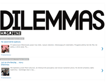 Tablet Screenshot of dilemmasmagazine.blogspot.com