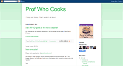Desktop Screenshot of profwhocooks.blogspot.com