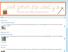 Tablet Screenshot of eatyourpsandqs.blogspot.com