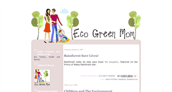 Desktop Screenshot of cleangreenmoms.blogspot.com