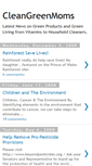 Mobile Screenshot of cleangreenmoms.blogspot.com