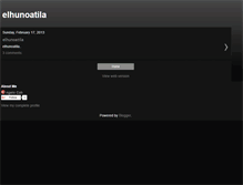Tablet Screenshot of elhunoatila.blogspot.com