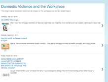 Tablet Screenshot of domesticviolenceworkplace.blogspot.com