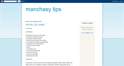 Desktop Screenshot of manchasytips.blogspot.com