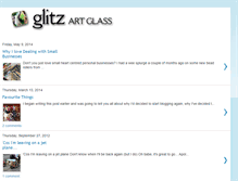 Tablet Screenshot of glitzartglass.blogspot.com