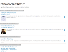 Tablet Screenshot of editantacontravent.blogspot.com