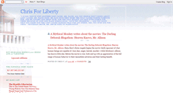 Desktop Screenshot of chrisforliberty.blogspot.com