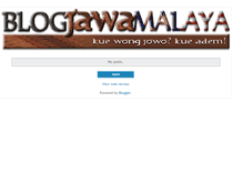 Tablet Screenshot of blogjawamalaya.blogspot.com