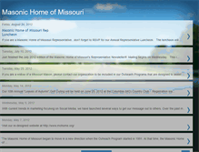 Tablet Screenshot of masonichomeofmissouri.blogspot.com