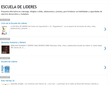 Tablet Screenshot of escuelalideres.blogspot.com