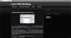 Desktop Screenshot of learn-web-building.blogspot.com