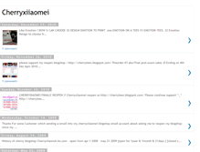 Tablet Screenshot of cherryxiiaomei.blogspot.com