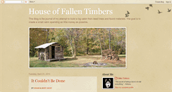 Desktop Screenshot of houseoffallentimbers.blogspot.com