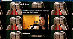 Desktop Screenshot of meganandlizfansite.blogspot.com