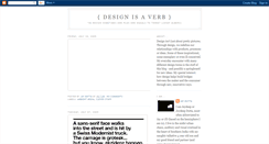 Desktop Screenshot of designisaverb.blogspot.com