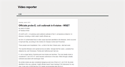 Desktop Screenshot of dailyvideo-reporter.blogspot.com