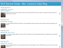 Tablet Screenshot of ncssecondgrade.blogspot.com