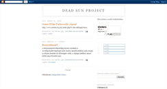 Desktop Screenshot of dead-sun-project.blogspot.com
