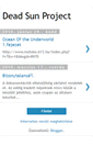 Mobile Screenshot of dead-sun-project.blogspot.com