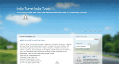 Desktop Screenshot of indiatravelindiatours.blogspot.com